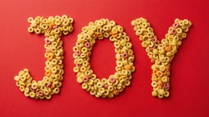 Cheerios Joy Typography