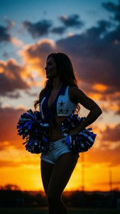 Cheerleader Sunset