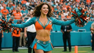 Cheerleaders in Action
