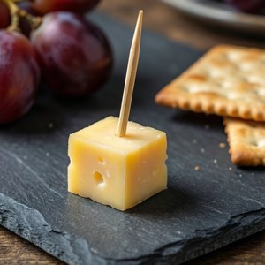 Cheese Cube with Toothpick