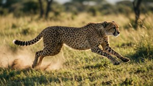 Cheetah in Full Sprint