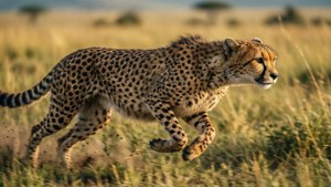 Cheetah Running Fast