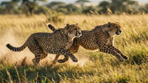 Cheetahs in Action