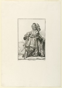 Chef des Indiens (Indian Chief), plate 8 from the series Caravanne du Sultan a la Mecque (Caravan of a Sultan Going to Mecca)