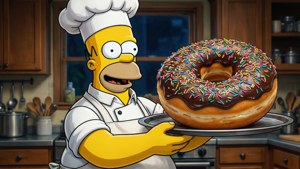 Chef Homer Donut