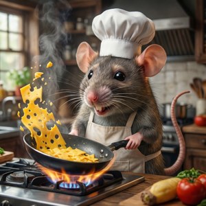 Chef Rat Cooking