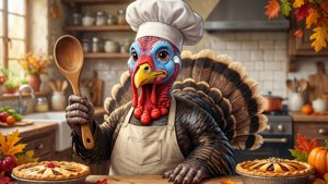 Chef Turkey Baking