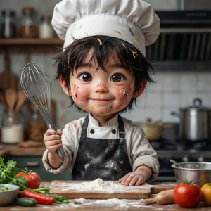 Chef Xiao in Kitchen