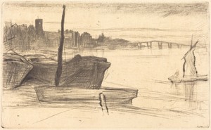 Chelsea Bridge and Church