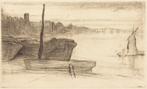 Chelsea Bridge and Church
