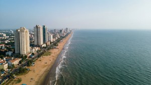 Chennai Coastline Aerial