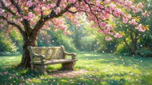 Cherry Bench Serenity