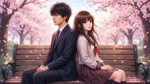 Cherry Blossom Bench
