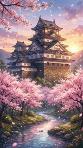 Cherry Blossom Castle