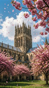 Cherry Blossom Cathedral