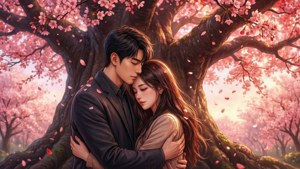 Cherry Blossom Embrace