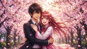 Cherry Blossom Embrace
