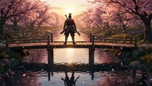 Cherry Blossom Evening