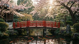 Cherry Blossom Garden