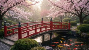 Cherry Blossom Garden