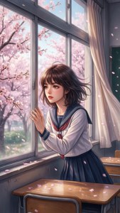 Cherry Blossom Gaze