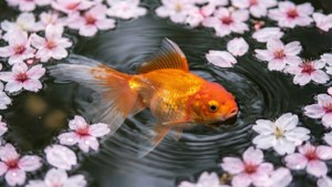 Cherry Blossom Goldfish