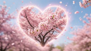 Cherry Blossom Heart