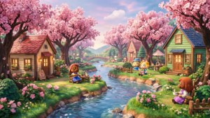 Cherry Blossom Island