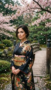 Cherry Blossom Kimono