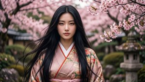 Cherry Blossom Kimono