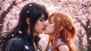 Cherry Blossom Kiss