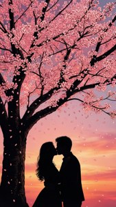 Cherry Blossom Kiss