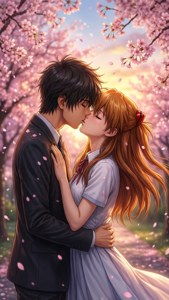 Cherry Blossom Kiss