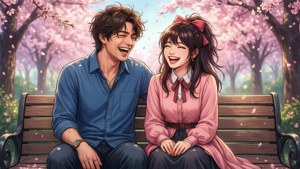 Cherry Blossom Laugh