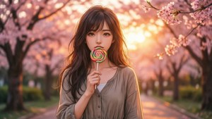 Cherry Blossom Lollipop