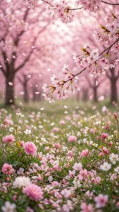 Cherry Blossom Meadow