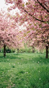 Cherry Blossom Meadow