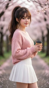 Cherry Blossom Morning