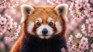 Cherry Blossom Panda