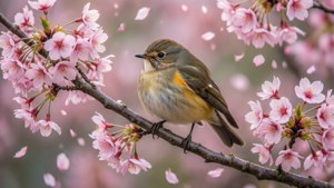 Cherry Blossom Perch