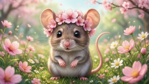 Cherry Blossom Rat