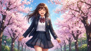Cherry Blossom Smile