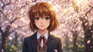 Cherry Blossom Smile