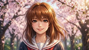 Cherry Blossom Smile