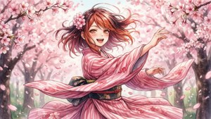 Cherry Blossom Toga