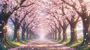 Cherry Blossom Tunnel