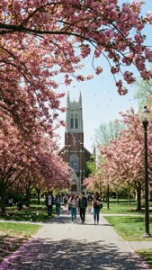 Cherry Blossoms at Graham Chapel