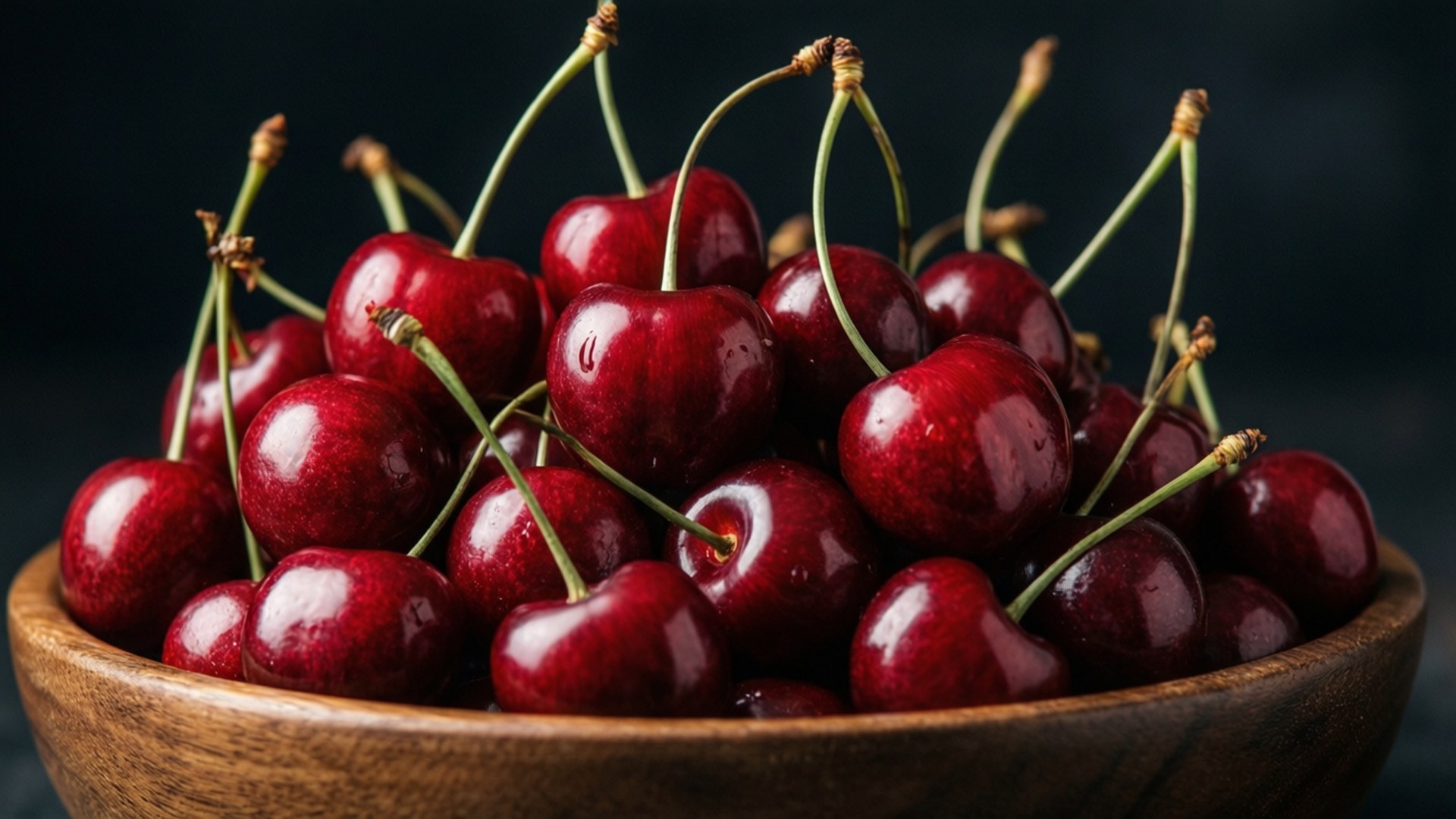 Cherry Bunch Bowl by Wallpapers.art Studio