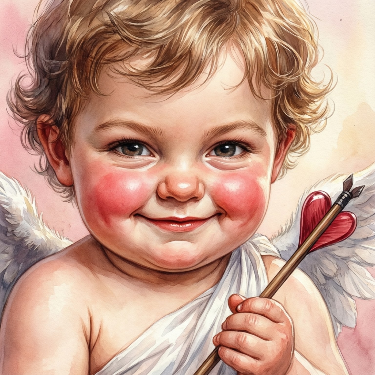 Cherub's Mischief by Wallpapers.art Studio