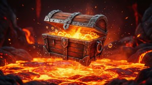 Chest Over Lava Lake